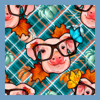 Fall Pig Seamless Pattern Urban Heavy Tee | Teevron