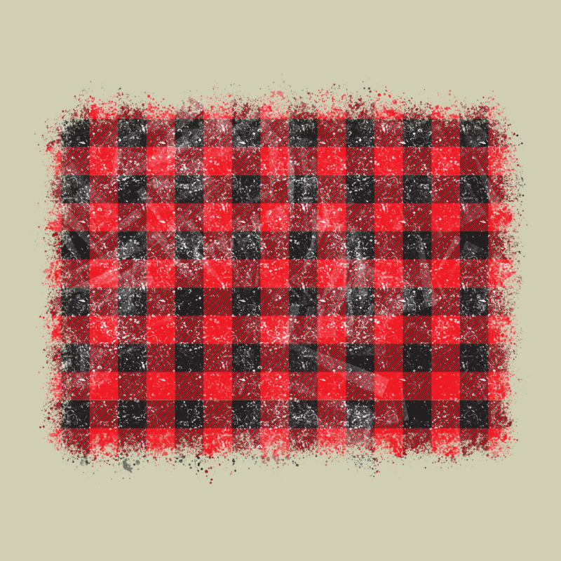 Distressed Buffalo Plaid Background Heavy Core Tee by CowCowDesign | Teevron