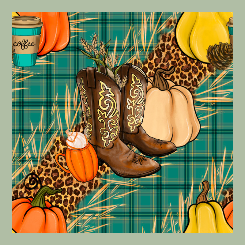 Fall Boot Seamless Pattern Urban Heavy Tee by BundleAndBundleShop | Teevron