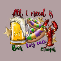 All I Need Is Beer King Cake Crawfish Vintage Hoodie | Teevron