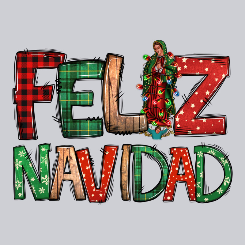 Feliz Navidad Our Lady Of Guadalupe Christmas Heavyweight Sweatshirt by Jasminsmagicworld | Teevron