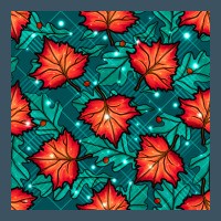 Fall Leaves Seamless Pattern Urban Heavy Tee | Teevron