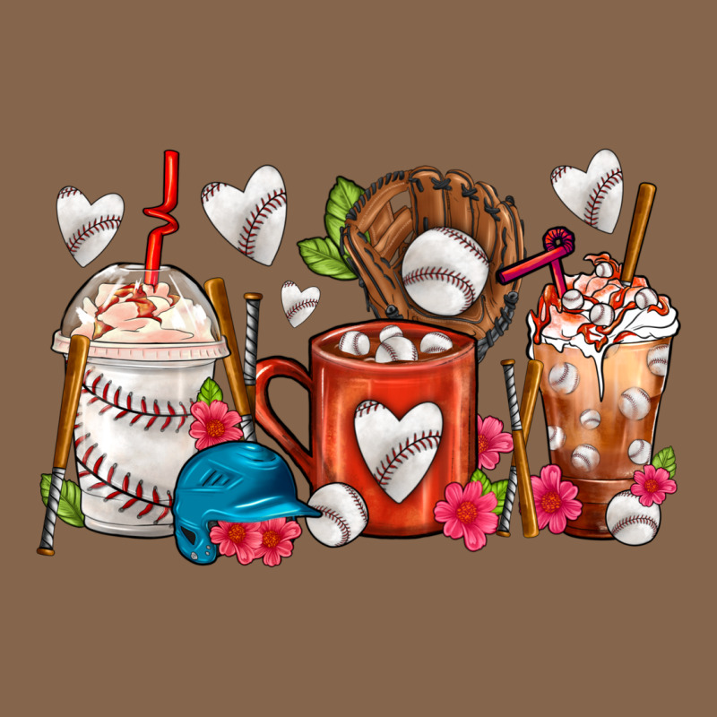 Baseball Coffee Cups Premium Tee by FaDigitalArtStudio | Teevron