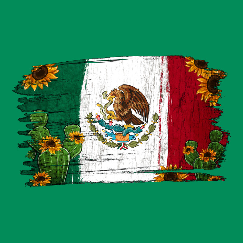 Cactus Sunflower Mexican Flag Urban Hoodie by Jasminsmagicworld | Teevron