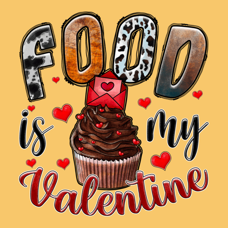 Food İs My Valentine Vintage Hoodie by SublimationCraftShop | Teevron