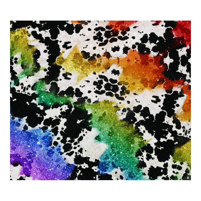 Rainbow Pride Cowhide Tumbler Premium Tee by FaDigitalArtStudio | Teevron