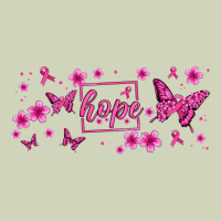 Hope Breast Cancer Butterfly Heavyweight Hoodie | Teevron