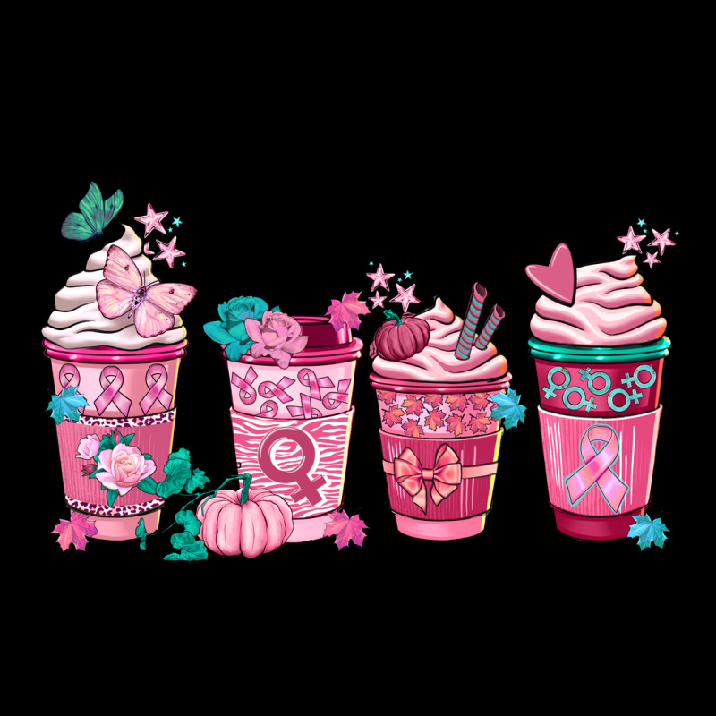 Breast Cancer Coffee Cups Premium Tee by FaDigitalArtStudio | Teevron