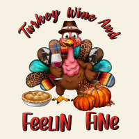 Turkey Wine And Feelin Fine Vintage Tee | Teevron