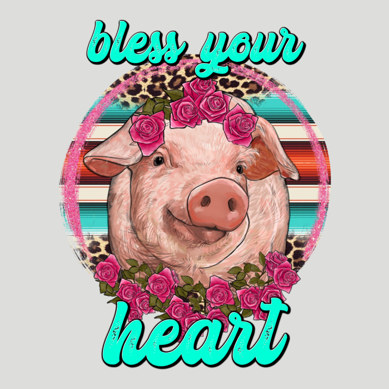 Bless Your Heart Pig Zipper Hoodie by RanaPortraitStore | Teevron