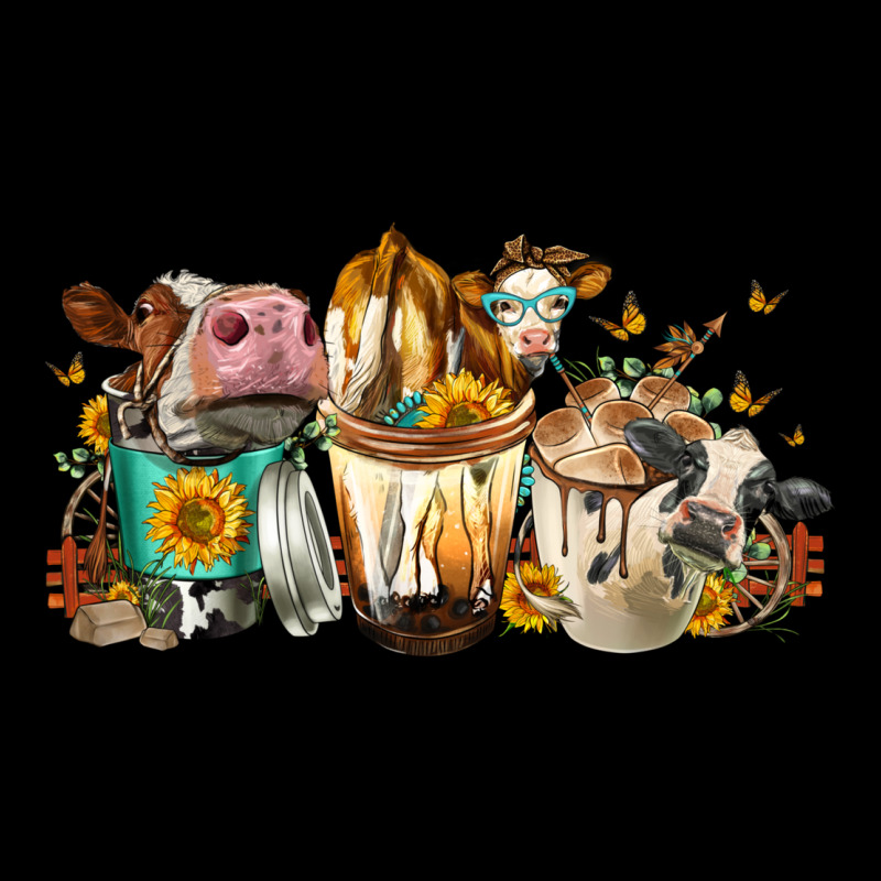 Cows And Coffee Premium Tee by FaDigitalArtStudio | Teevron