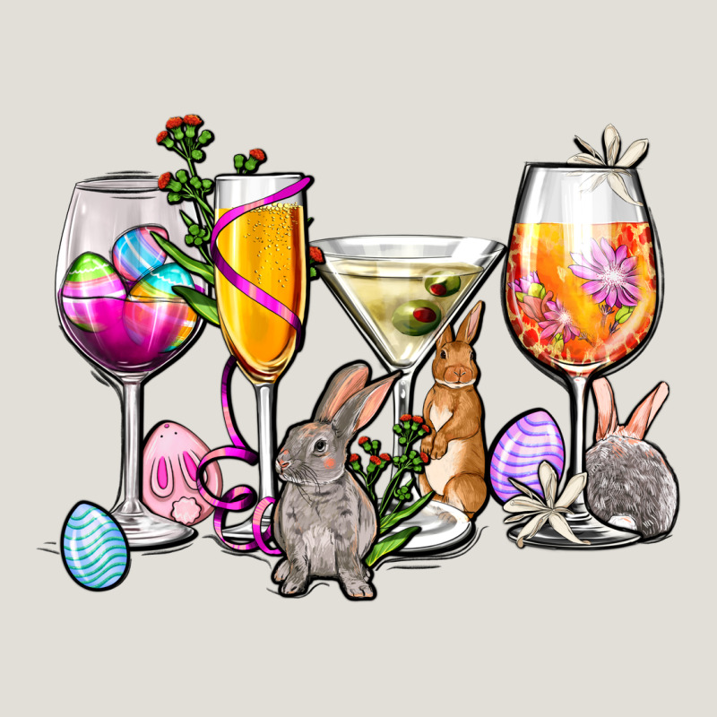 Easter Wine Glasses Heavy Core Tee by OliviaCreatesArt | Teevron