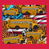 School Bus American Flag Sunflower Cowhide Leopard Premium Hoodie | Teevron
