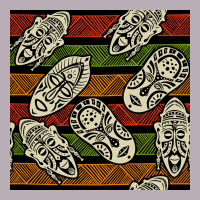 African Mask Seamless Pattern Vintage Tee | Teevron