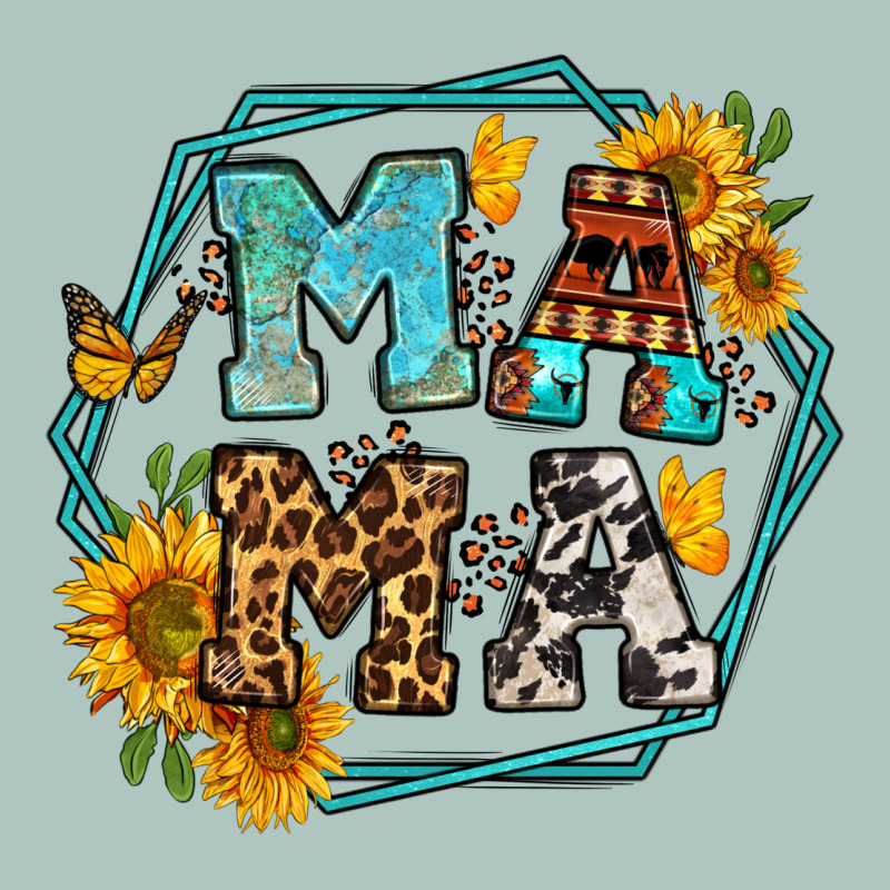 Sunflowers Hexagon Frame Mama Premium Sweatshirt by Jasminsmagicworld | Teevron