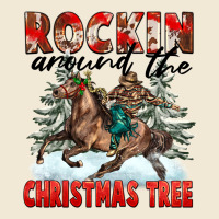 Rockin Around The Christmas Tree Rodeo Ladies Tee | Teevron