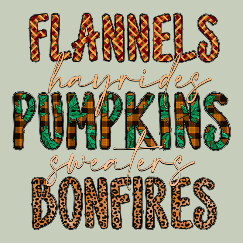 Flannels Hayrides Pumpkins Bonfires Long Sleeve Tee by CowhideDigitalArt | Teevron