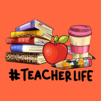 Teacher Life With Books  Pen And Coffee Premium Hoodie | Teevron