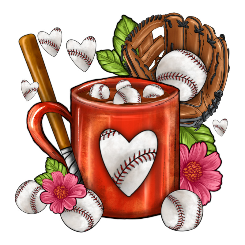 Baseball Coffee Cup Premium Tee by FaDigitalArtStudio | Teevron