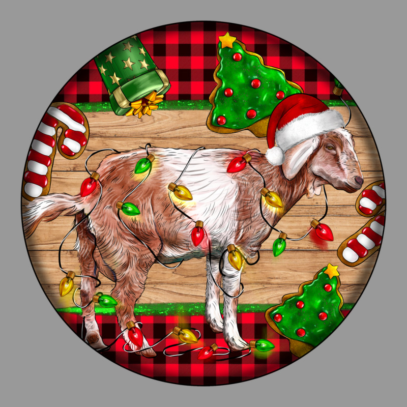 Nubian Goat Christmas Vintage Hoodie by LillyAllenDesigns | Teevron