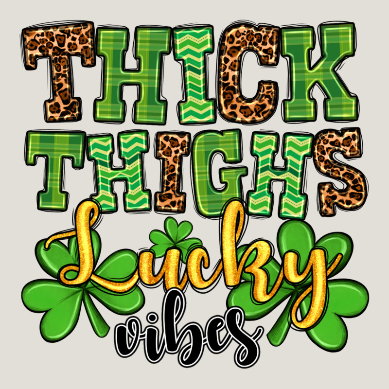 St. Patrick's Thick Thighs Lucky Vibes Heavy Core Tee by OliviaCreatesArt | Teevron