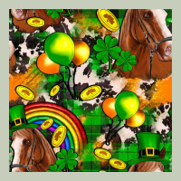St. Patrick's Day Horse With Balloons Ladies Tee | Teevron