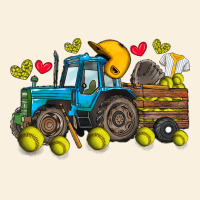 Softball Tractor Vintage Hoodie | Teevron