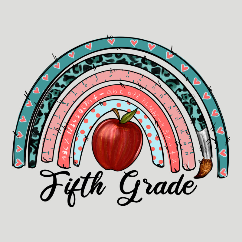 Fifth Grade Rainbow Zipper Hoodie by RanaPortraitStore | Teevron
