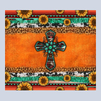 Sunflowers Cross Aztec Pattern Premium Sweatshirt | Teevron