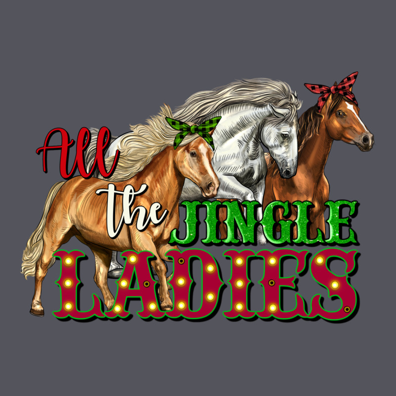 All The Jingle Ladies Christmas Horses Vintage Hoodie by LillyAllenDesigns | Teevron