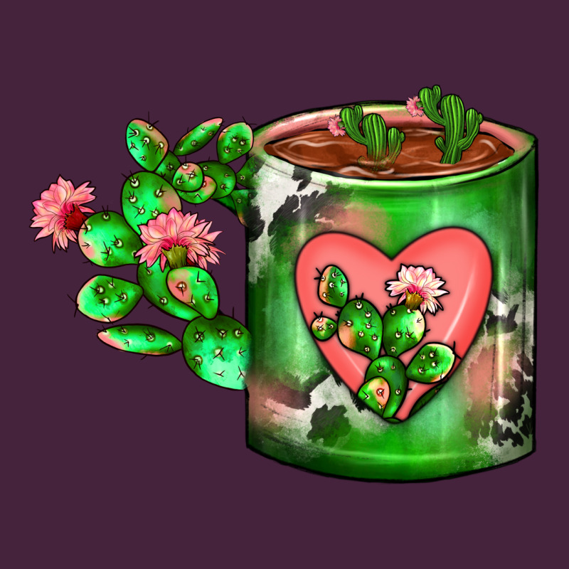 Cactus Coffee Cup Premium Tee by FaDigitalArtStudio | Teevron