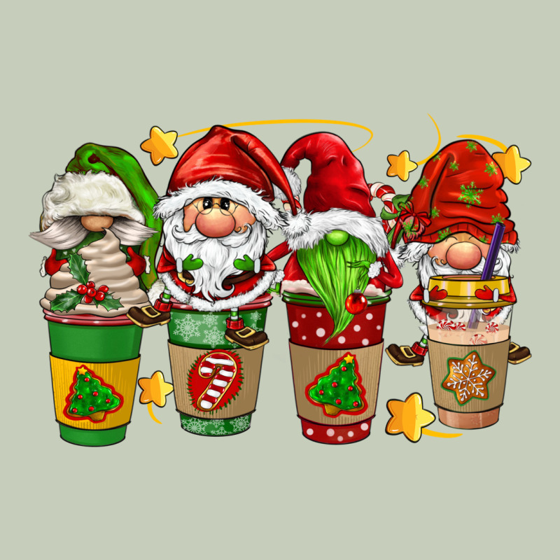 Christmas Coffee Cups Gnomies Ladies Tee by FaDigitalArtStudio | Teevron
