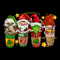 Christmas Coffee Cups Gnomies Ladies Tee | Teevron