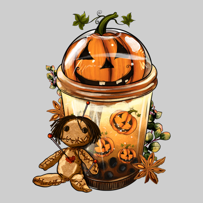 Halloween Jack O Lantern Bobba Cup Premium Tee by FaDigitalArtStudio | Teevron