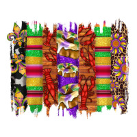 mardi gras cake fleur de lis crawfish brushstrokes | Teevron