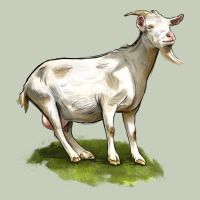 Cashmere Goat Long Sleeve Tee | Teevron