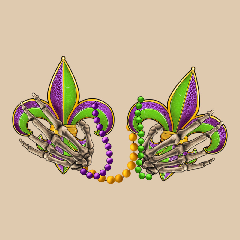 Skeleton Hands Mardi Gras Classic Tee by OliviaCreatesArt | Teevron