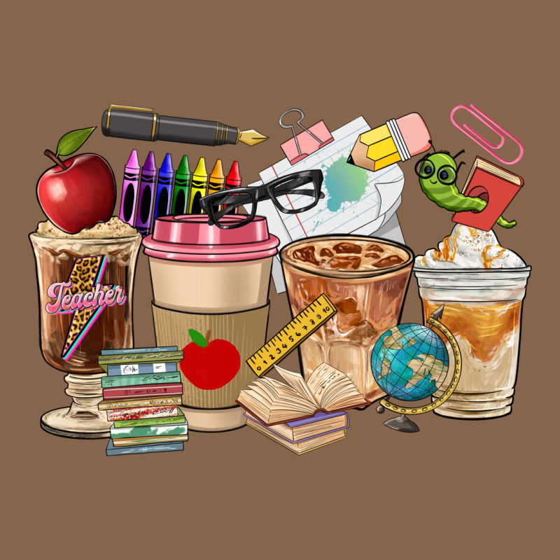 Teacher Coffee Cups Premium Tee by FaDigitalArtStudio | Teevron