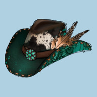 Cowhide Flowers Cowboy Hat Premium Hoodie | Teevron