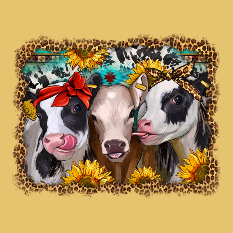 Western Sunflower Heifers Premium Sweatshirt by Jasminsmagicworld | Teevron