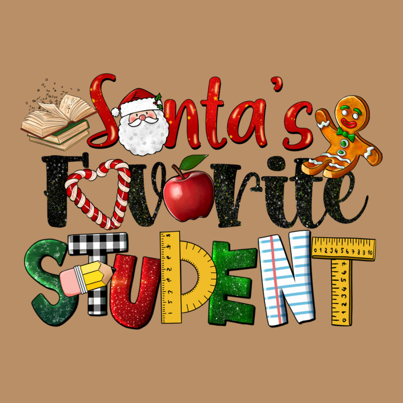 Santa's Favorite Student Christmas Vintage Hoodie by LillyAllenDesigns | Teevron