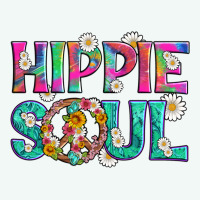 Hippie Soul With Tie Dye And Flowers Premium Hoodie | Teevron