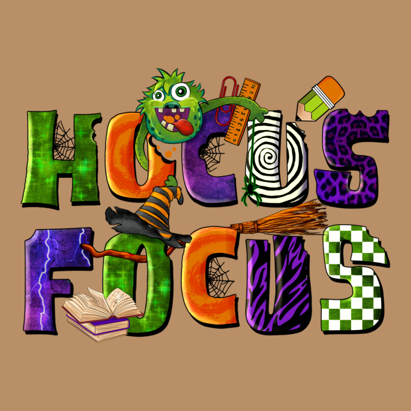 Hocus Focus Teacher Halloween Vintage Hoodie by LillyAllenDesigns | Teevron