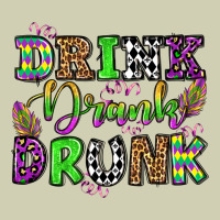 Drink Drank Drunk Mardi Gras Olivia Heavy Core Tee | Teevron
