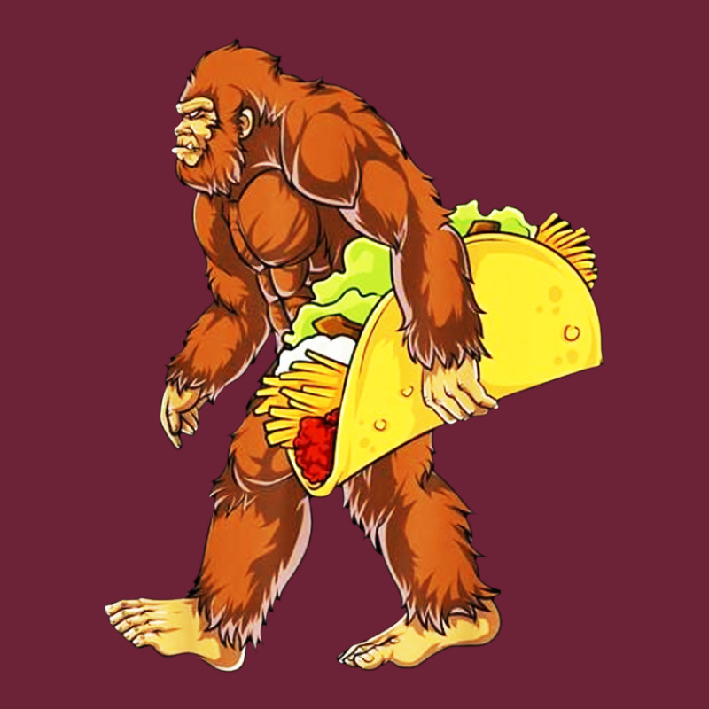 Bigfoot Carrying Taco Long Sleeve Tee by DesigneFamous | Teevron