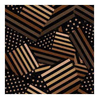 melanin american flag seamless pattern | Teevron
