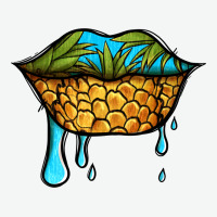 Summer Vibes Pineapple Lips Urban Heavy Tee | Teevron