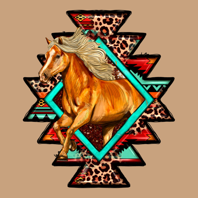 Aztec Symbol With Horse Vintage Tee by FaDigitalArtStudio | Teevron