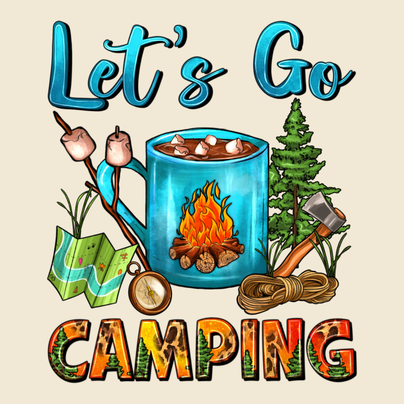 Let's Go Camping Coffee Mug Premium Tee by FaDigitalArtStudio | Teevron