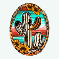 Cowhide Serape And Sunflower Cactus Premium Hoodie | Teevron
